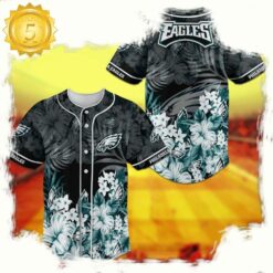 NFL Philadelphia Eagles New Design Baseball Jersey Shirt - available at - sportfansshop.com