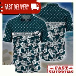 NFL Philadelphia Eagles Palm Leaves New Design Hawaiian Shirt - available at - sportfansshop.com