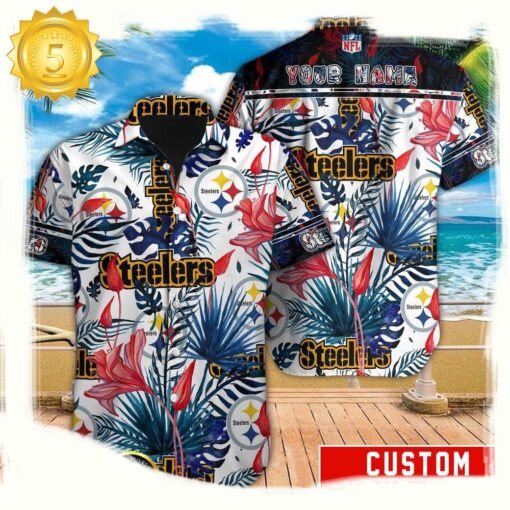 NFL Pittsburgh Steelers Custom Hawaiian Shirt For Men Women - available at - sportfansshop.com