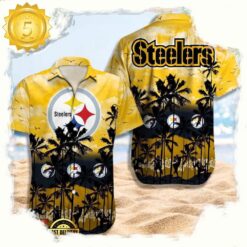 NFL Pittsburgh Steelers Retro Aloha Shirts For Men Women - available at - sportfansshop.com