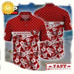 NFL San Francisco 49ers Palm Leaves New Design Hawaiian Shirt - available at - sportfansshop.com