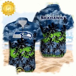 NFL Seattle Seahawks Retro Aloha Shirts For Men Women - available at - sportfansshop.com