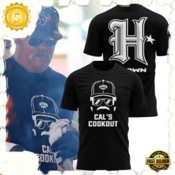 NFL Super Bowl Houston Texans H Town Made Cal’s Cookout T shirt - available at - sportfansshop.com