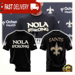 NFL Super Bowl New Orleans Saints NOLA Strong T Shirt - available at - sportfansshop.com