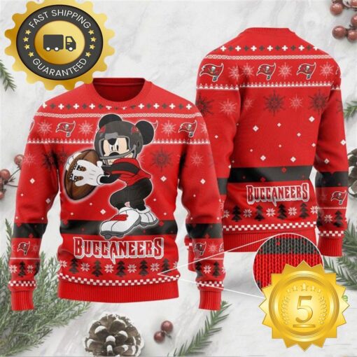 NFL Tampa Bay Buccaneers Mickey Mouse Ugly Christmas Sweater - available at - sportfansshop.com