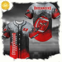 NFL Tampa Bay Buccaneers New Design Baseball Jersey Shirt - available at - sportfansshop.com