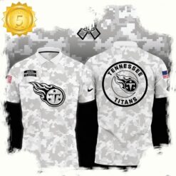 NFL Tennessee Titans Camo 2025 Salute to Service Polo Shirt - available at - sportfansshop.com