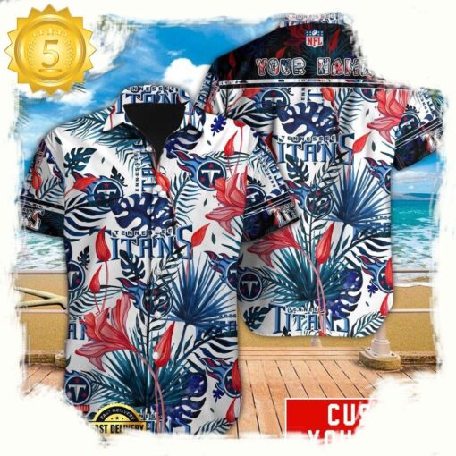 NFL Tennessee Titans Custom Hawaiian Shirt For Men Women - available at - sportfansshop.com