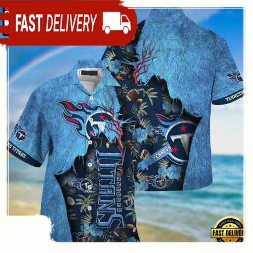 nfl tennessee titans football Team Logo New Design hawaii shirt - available at - sportfansshop.com