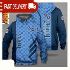 NFL Tennessee Titans Luxury Design Unisex Hoodie All Over Print - available at - sportfansshop.com