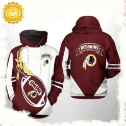 NFL Washington Redskins Classic All Over Print Unisex Hoodie - available at - sportfansshop.com