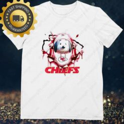 Peanuts Snoopy Kansas City Chiefs NFL Shirt - available at - sportfansshop.com