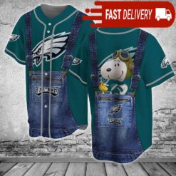 Philadelphia Eagles Baseball Jersey Gift For NFL Fans - available at - sportfansshop.com