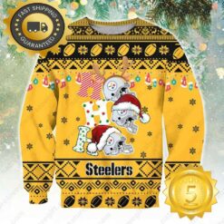 Pittsburgh Steelers Ho Ho Ho NFL Ugly Christmas Sweater - available at - sportfansshop.com