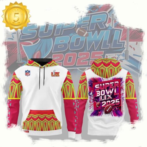 Super Bowl LIX 2025 New Orleans 3D Hoodie Designer - available at - sportfansshop.com