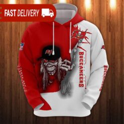 Tampa Bay Buccaneers Long Hair Skull Halloween Hoodie NFL Gifts - available at - sportfansshop.com