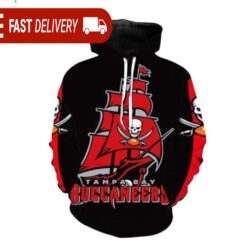 Tampa Bay Buccaneers Skull Pirates NFL Hoodie Gifts for Fans - available at - sportfansshop.com