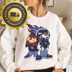 Tennessee Titans Bugs Bunny Looney Tunes NFL Sweatshirt Gifts for Fans - available at - sportfansshop.com