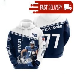 Tennessee Titans Taylor Lewan NFL Hoodie Gifts for Fans - available at - sportfansshop.com