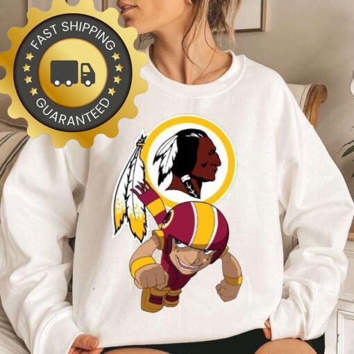 Washington Commander Redskins Rusher NFL Sweatshirt Gifts for Fans - available at - sportfansshop.com