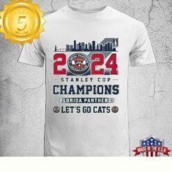 2024 Stanley Cup Champions Florida Panthers NFL Let’s Go Cats Unisex T-Shirt - available at - sportfansshop.com