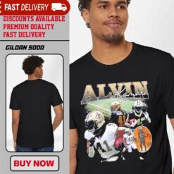 Alvin Kamara New Orleans Saints number 41 graphic style shirt - available at - sportfansshop.com