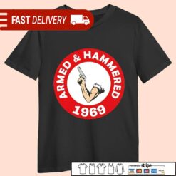 Armed and Hammered 1969 logo shirt - available at - sportfansshop.com