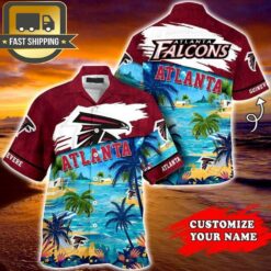 Atlanta Falcons NFL Personalized Hawaiian Shirt - available at - sportfansshop.com