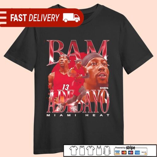 Bam Adebayo Miami Heat number 13 player vintage shirt - available at - sportfansshop.com