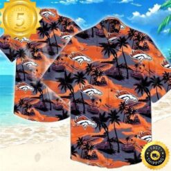 Broncos Beachwear For Men Nfl Sport Hawaiian Shirt - available at - sportfansshop.com