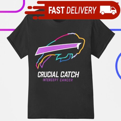 Buffalo Bills 2024 NFL crucial catch intercept cancer shirt - available at - sportfansshop.com