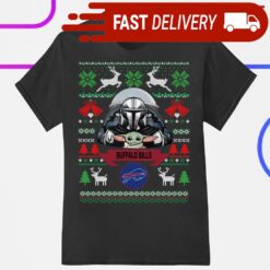 Buffalo Bills Darth Vader Baby Yoda Star Wars NFL Football Christmas shirt - available at - sportfansshop.com