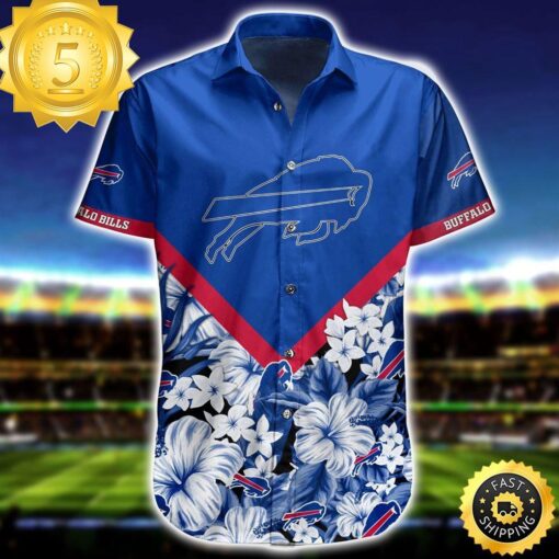 Buffalo Bills NFL Floral Graphic Tropical Trends Summer Gift For Men Women Hawaiian Shirt - available at - sportfansshop.com