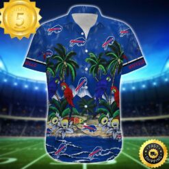 Buffalo Bills NFL Football Graphic Summer Tropical Patterns New Trends Gift For Men Women Hawaiian Shirt - available at - sportfansshop.com