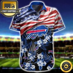 Buffalo Bills NFL Trends Summer Tropical Patterns US Flag Best Gift For Sports Enthusiast Hawaiian Shirt - available at - sportfansshop.com