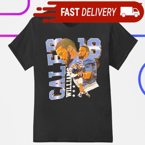 Caleb Williams #18 Chicago Bears NFL football poster graphic shirt - available at - sportfansshop.com