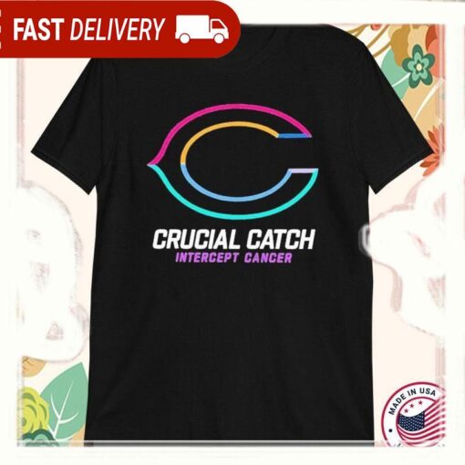 Chicago Bears 2024 NFL Crucial Catch T-Shirts - available at - sportfansshop.com