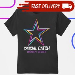 Dallas Cowboys 2024 NFL crucial catch intercept cancer shirt - available at - sportfansshop.com