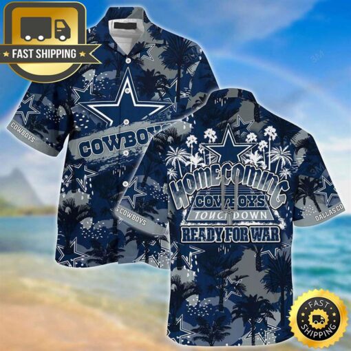 Dallas Cowboys NFL Beach Shirt For Sports Best Fans This Summer Hawaiian Shirt - available at - sportfansshop.com