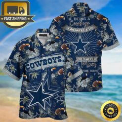 Dallas Cowboys NFL Being A Redskins Beach Shirt This For Summer Mom Lets Everyone Score Hawaiian Shirt - available at - sportfansshop.com