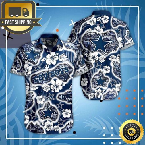 Dallas Cowboys NFL Graphic Floral Printed This Summer Beach Shirt For Best Fans Hawaiian Shirt - available at - sportfansshop.com