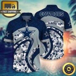 Dallas Cowboys NFL Graphic Floral Tropical Pattern This Summer For Fan Hawaiian Shirt - available at - sportfansshop.com