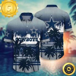 Dallas Cowboys NFL Summer Tropical Pattern Graphic For Sports Enthusiast Hawaiian Shirt - available at - sportfansshop.com