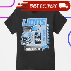 Detroit Lions Bud Light one pride shirt - available at - sportfansshop.com