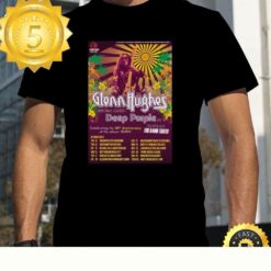 Glenn Hughes 2023 Tour T-Shirt – Celebrating 50 Years of Deep Purple’s Burn - available at - sportfansshop.com