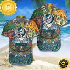 Grateful Dead NFL Philadelphia Eagles Hawaiian Shirt For Football Fans - available at - sportfansshop.com