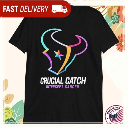 Houston Texans 2024 NFL Crucial Catch T-Shirts - available at - sportfansshop.com