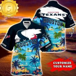 Houston Texans NFL Personalized Hawaiian Shirt - available at - sportfansshop.com