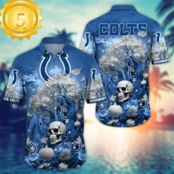 Indianapolis Colts Halloween Skull Pumpkin – NFL Hawaiian Shirt - available at - sportfansshop.com