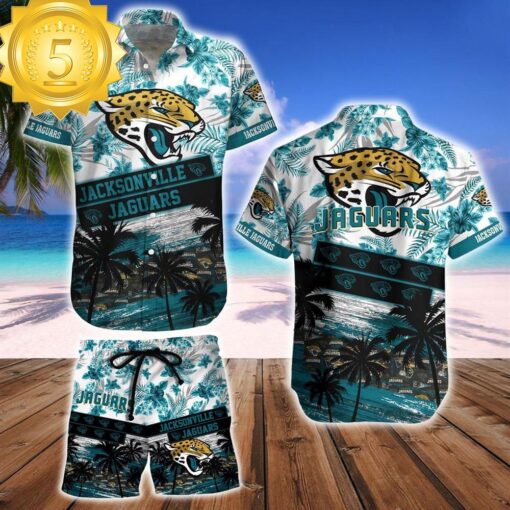 Jacksonville Jaguars NFL Summer Hawaiian Shirt And Beach Short - available at - sportfansshop.com